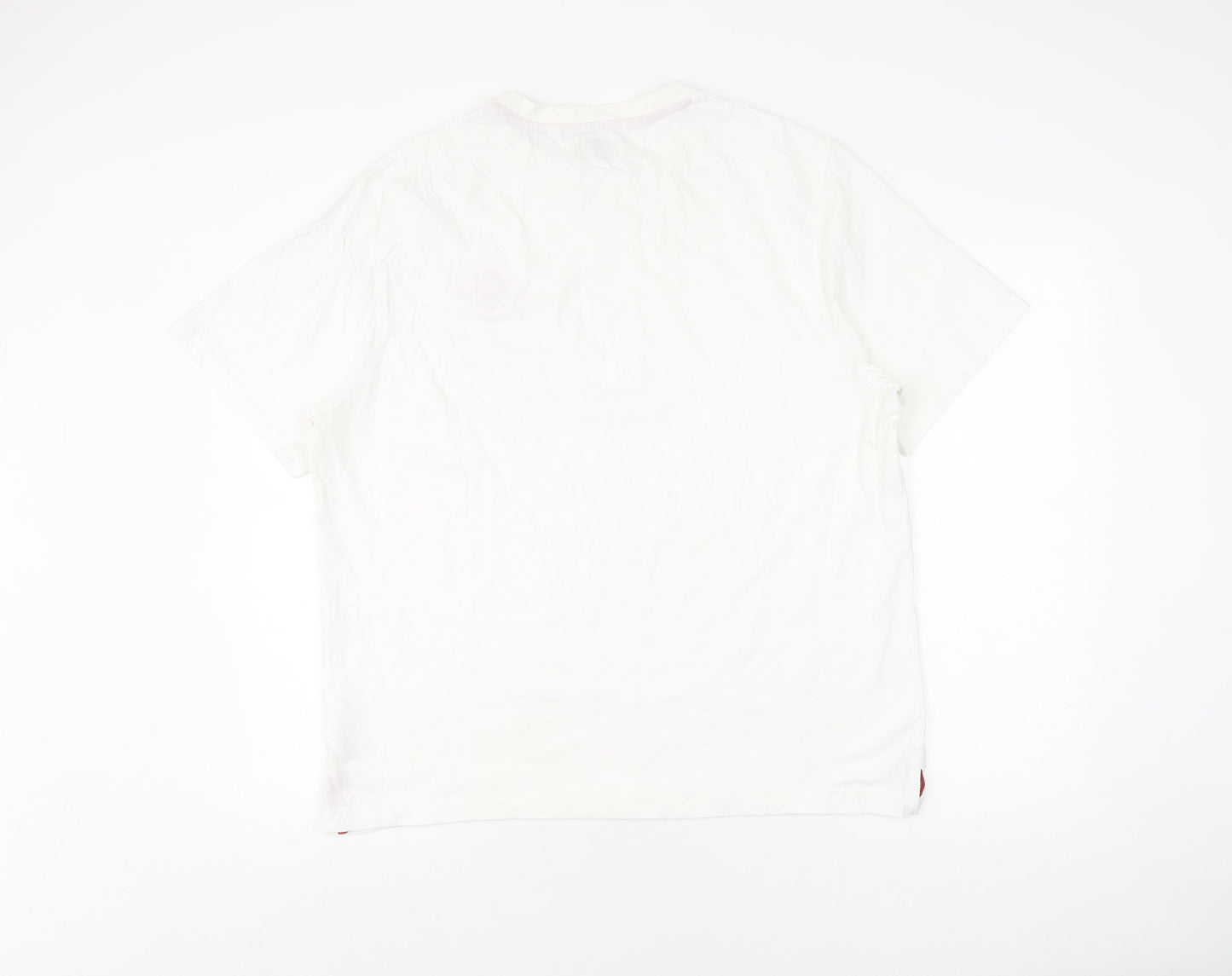 Lee Cooper Men's White 3XL T-Shirt