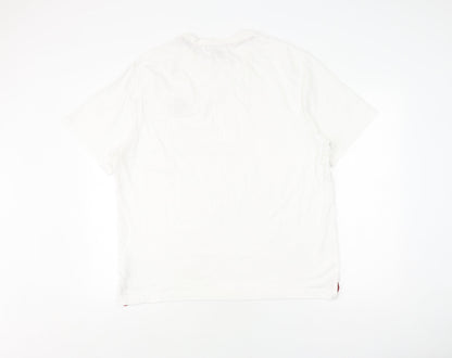 Lee Cooper Men's White 3XL T-Shirt