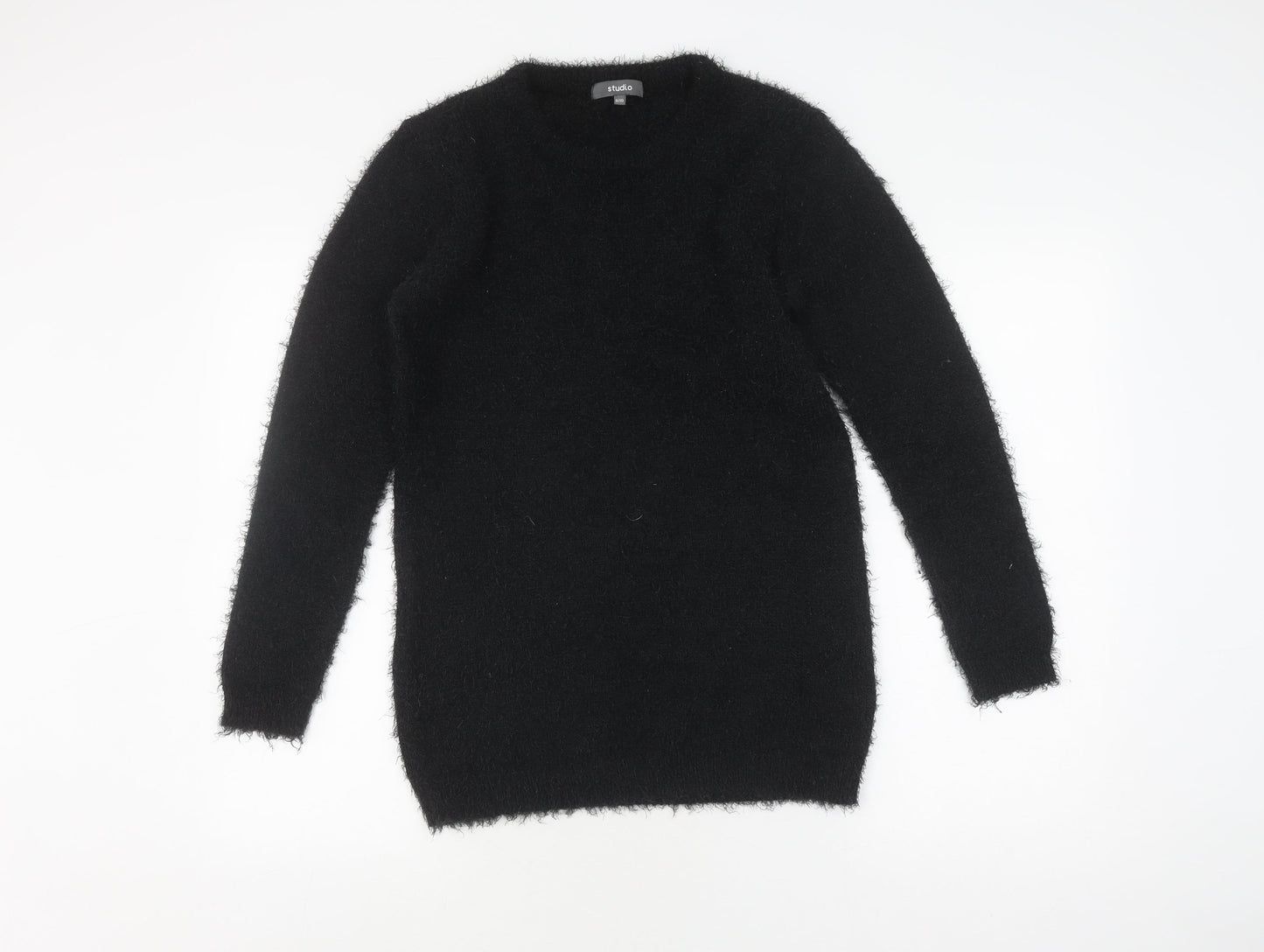 Womens UK Size 8 Studio Black Pullover Jumper