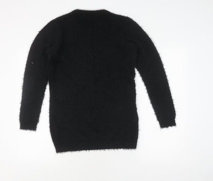 Womens UK Size 8 Studio Black Pullover Jumper