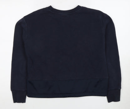 Champion Women's Black Sweatshirt S Logo Pullover