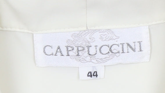 Cappuccini Women's Ivory Button-Up Shirt Size 16
