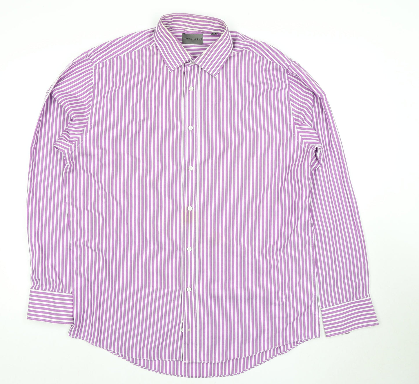 Mens UK Collar Size 16 Dehavilland Smart Purple  Dress Shirt
