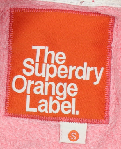 Superdry Women’s Pink Full Zip Hoodie Size S