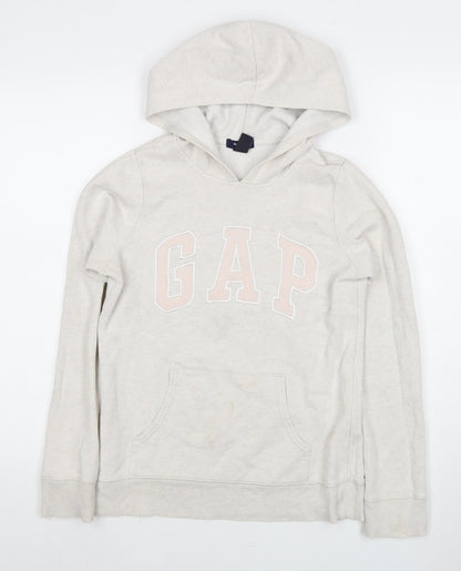 Gap Kids Girls Grey Pullover Hoodie Size 13-14 Years