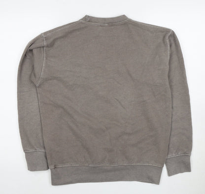 PRETTYLITTLETHING Women's Grey Pullover Sweatshirt S