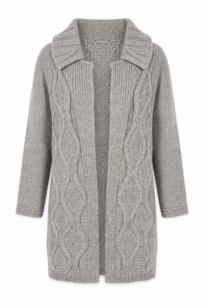 Womens UK Size M Per Una Beige Cardigan Jumper