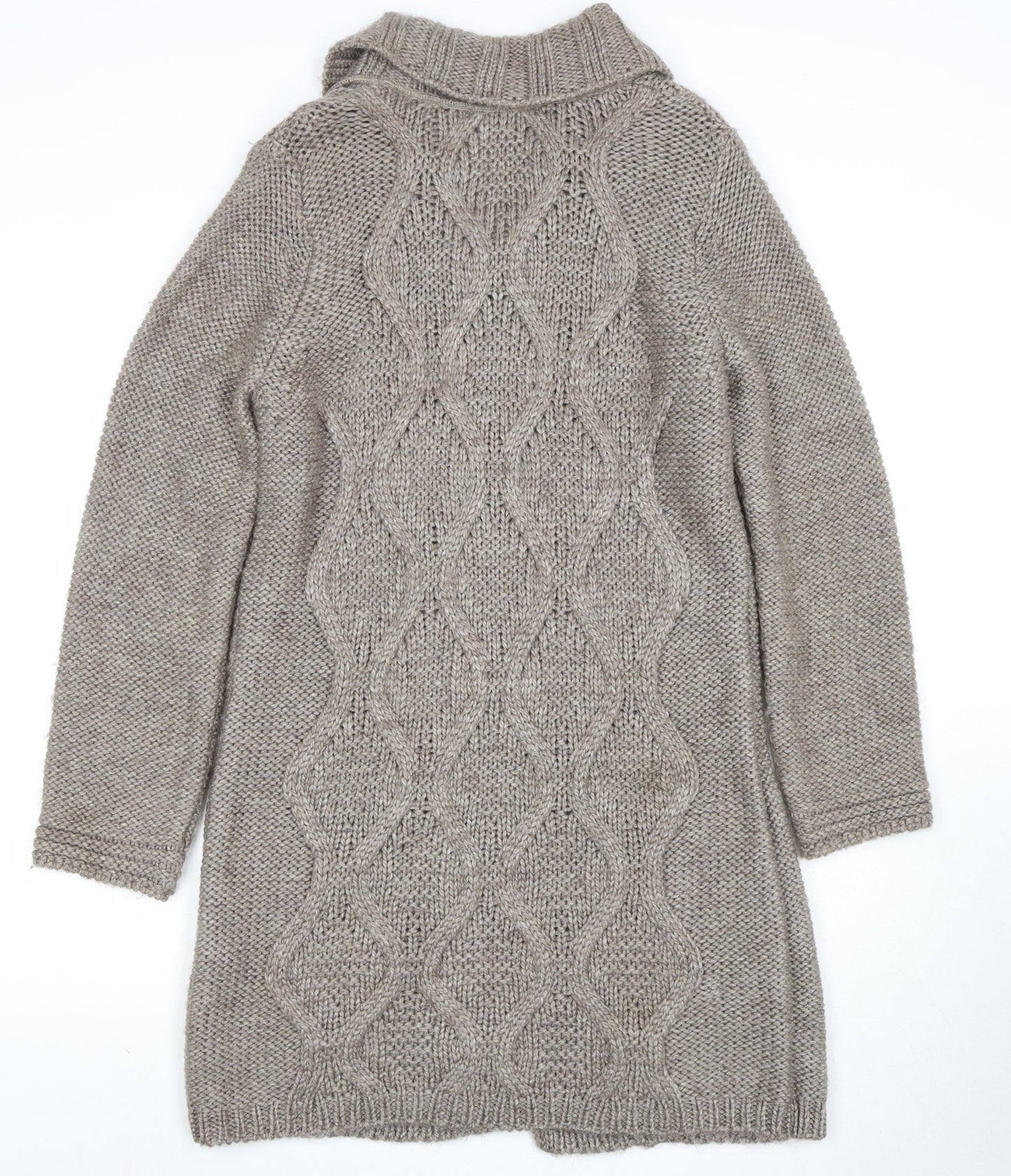 Womens UK Size M Per Una Beige Cardigan Jumper