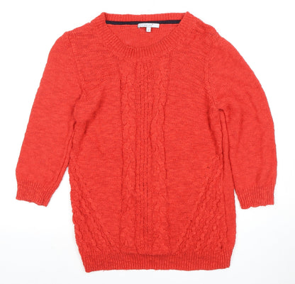 Womens UK Size 12 Per Una Red Pullover Jumper