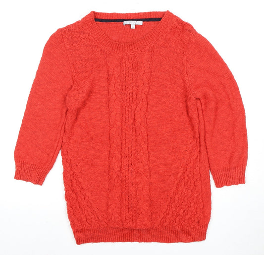 Womens UK Size 12 Per Una Red Pullover Jumper
