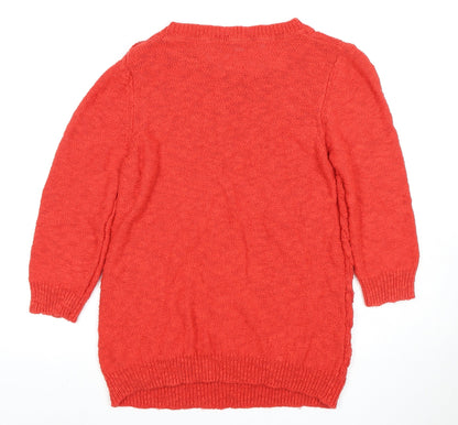 Womens UK Size 12 Per Una Red Pullover Jumper