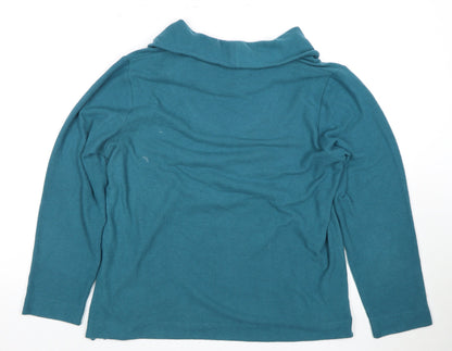 Womens UK Size 14 TIGI Blue Basic Blouse