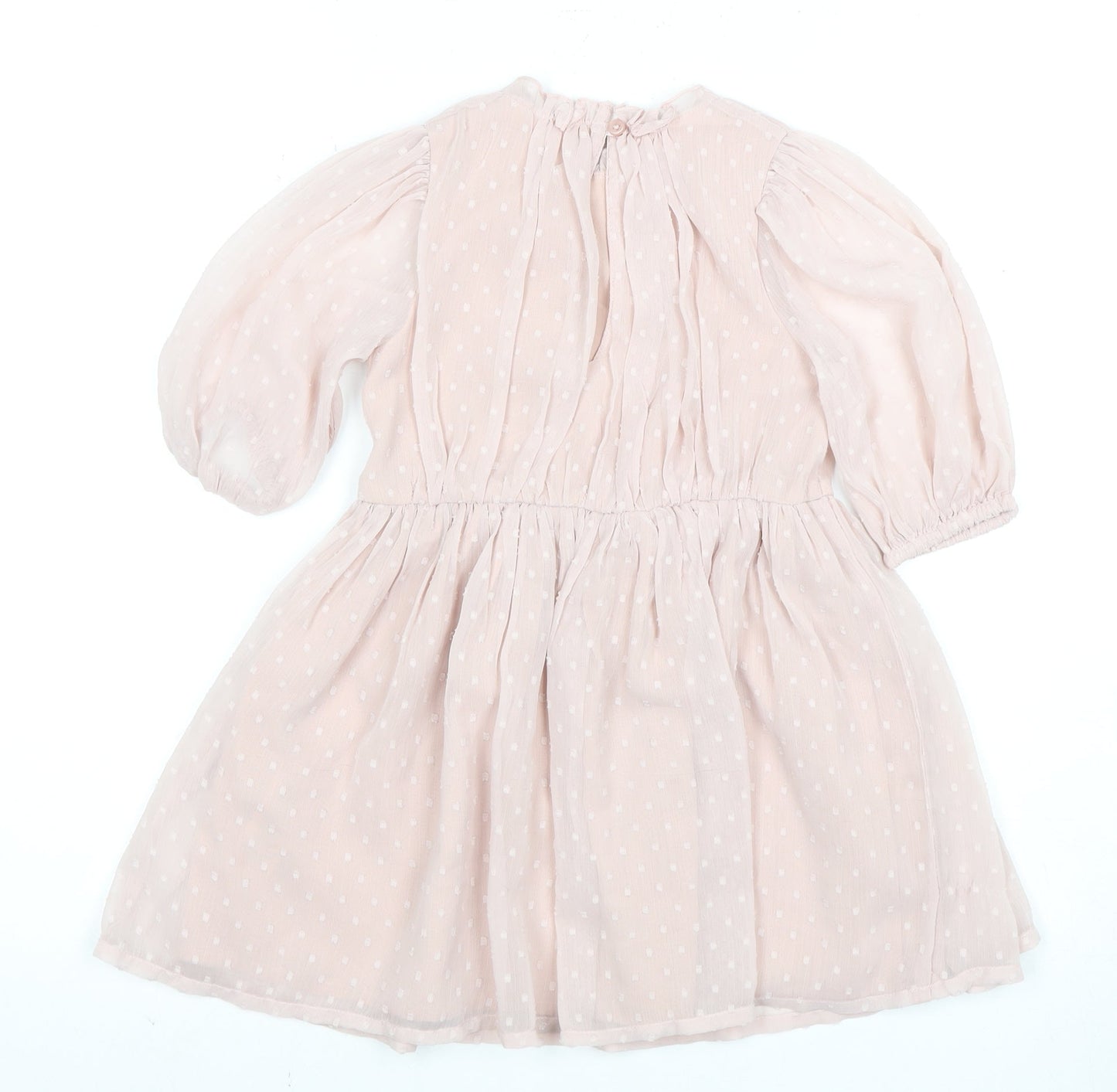 Next Pink A-Line Girls' Dress, 3-4 Years, Party Casual Wear