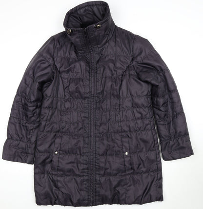 Womens UK Size M Marks and Spencer Black Puffer Jacket