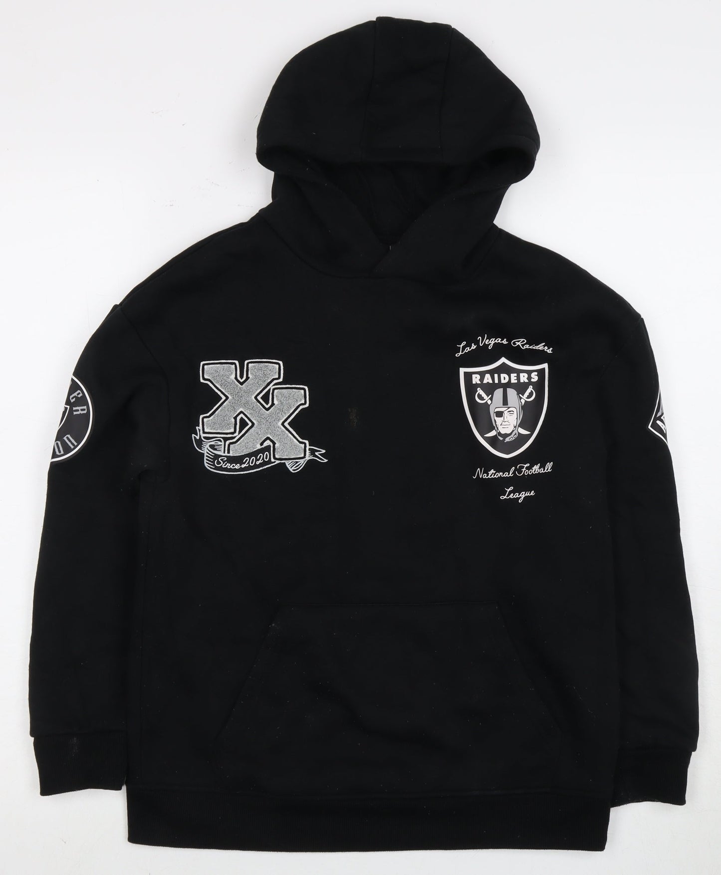Primark Boys Black NFL Hoodie 10-11 Years