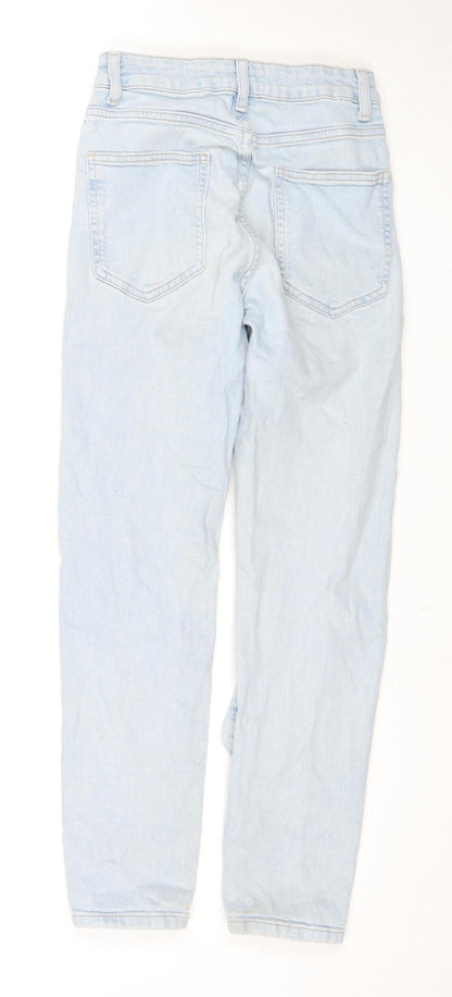 New Look Girls Blue Skinny Ripped Jeans Age 11 Casual