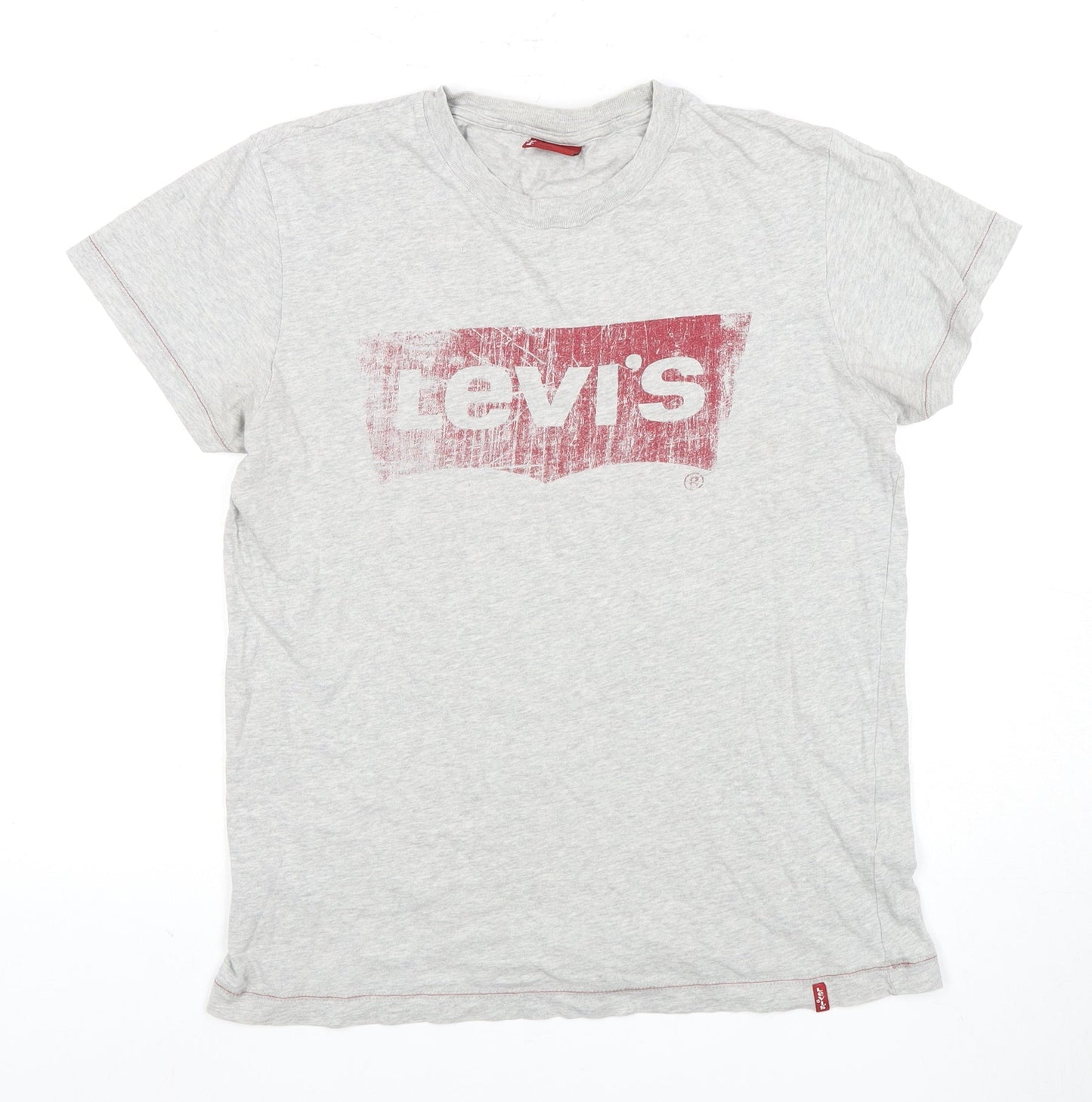 Levi's Men's Grey Logo T-Shirt Size S