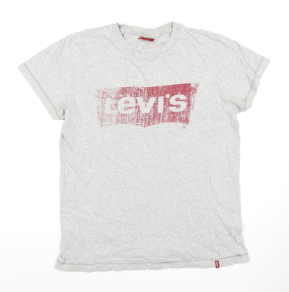 Levi's Men's Grey Logo T-Shirt Size S