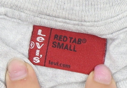 Levi's Men's Grey Logo T-Shirt Size S