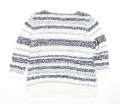 Womens UK Size 14 M&Co Multicoloured Pullover Jumper