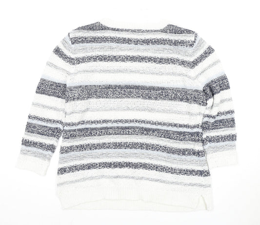 Womens UK Size 14 M&Co Multicoloured Pullover Jumper