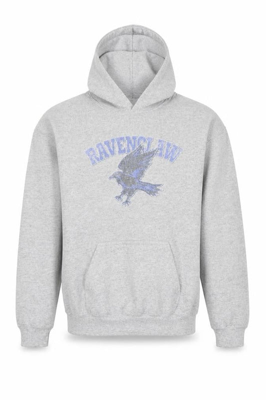 Grey Harry Potter Ravenclaw Boys Pullover Hoodie L