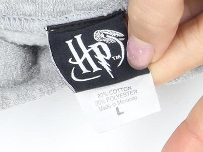 Grey Harry Potter Ravenclaw Boys Pullover Hoodie L