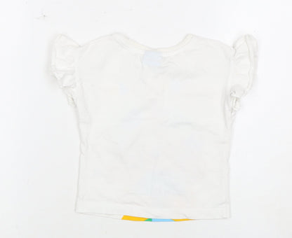 Hey Duggee White Unisex Baby T-Shirt 12-18 Months, Cartoon Graphic