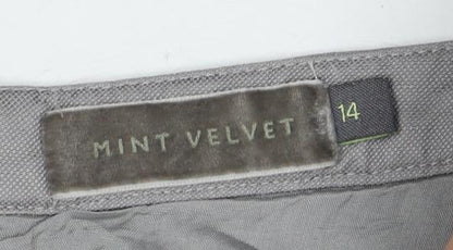 Mint Velvet Women's Grey Striped Skirt Size 14