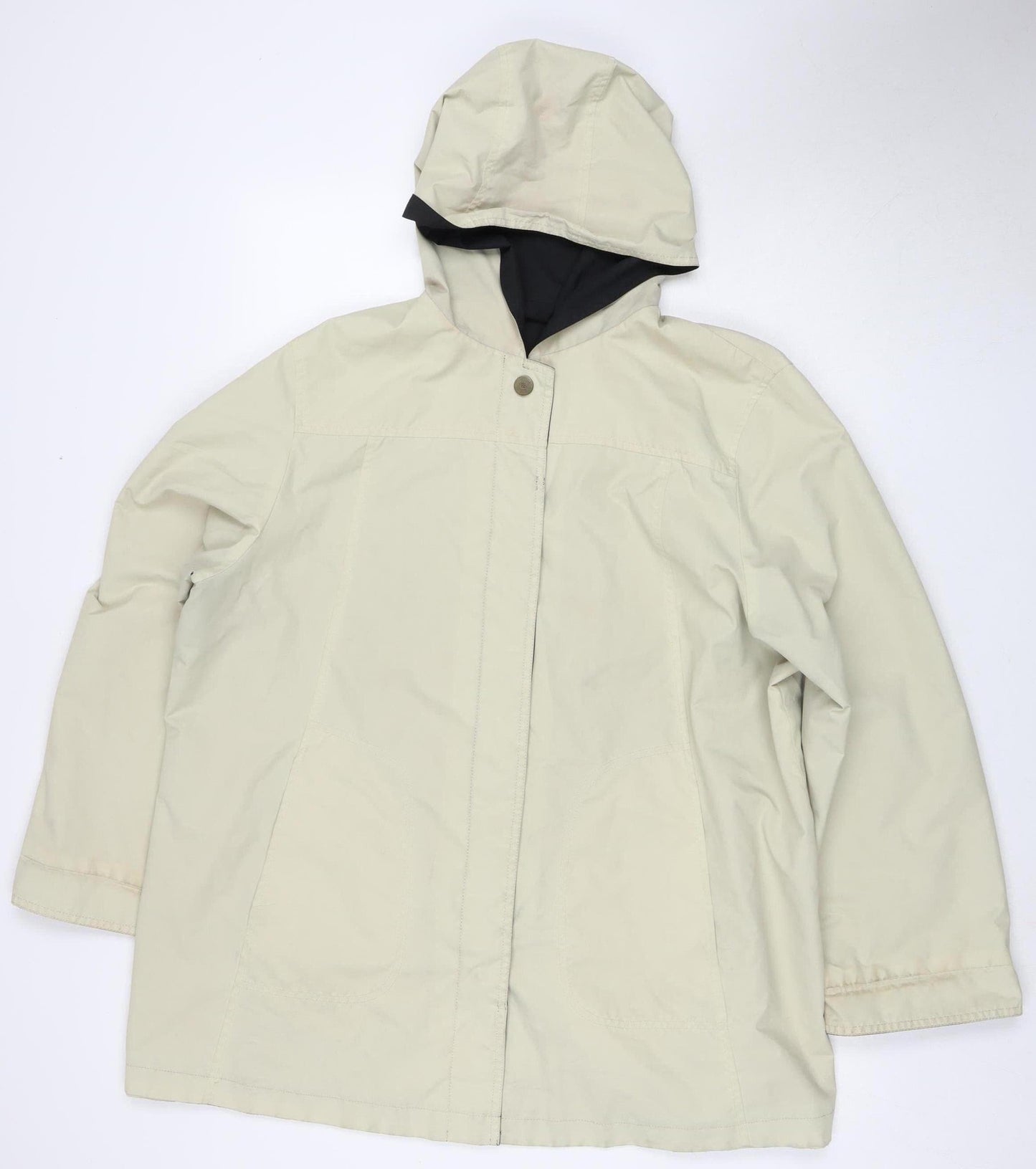 Jane Doe Women Beige Mid-Length Cape