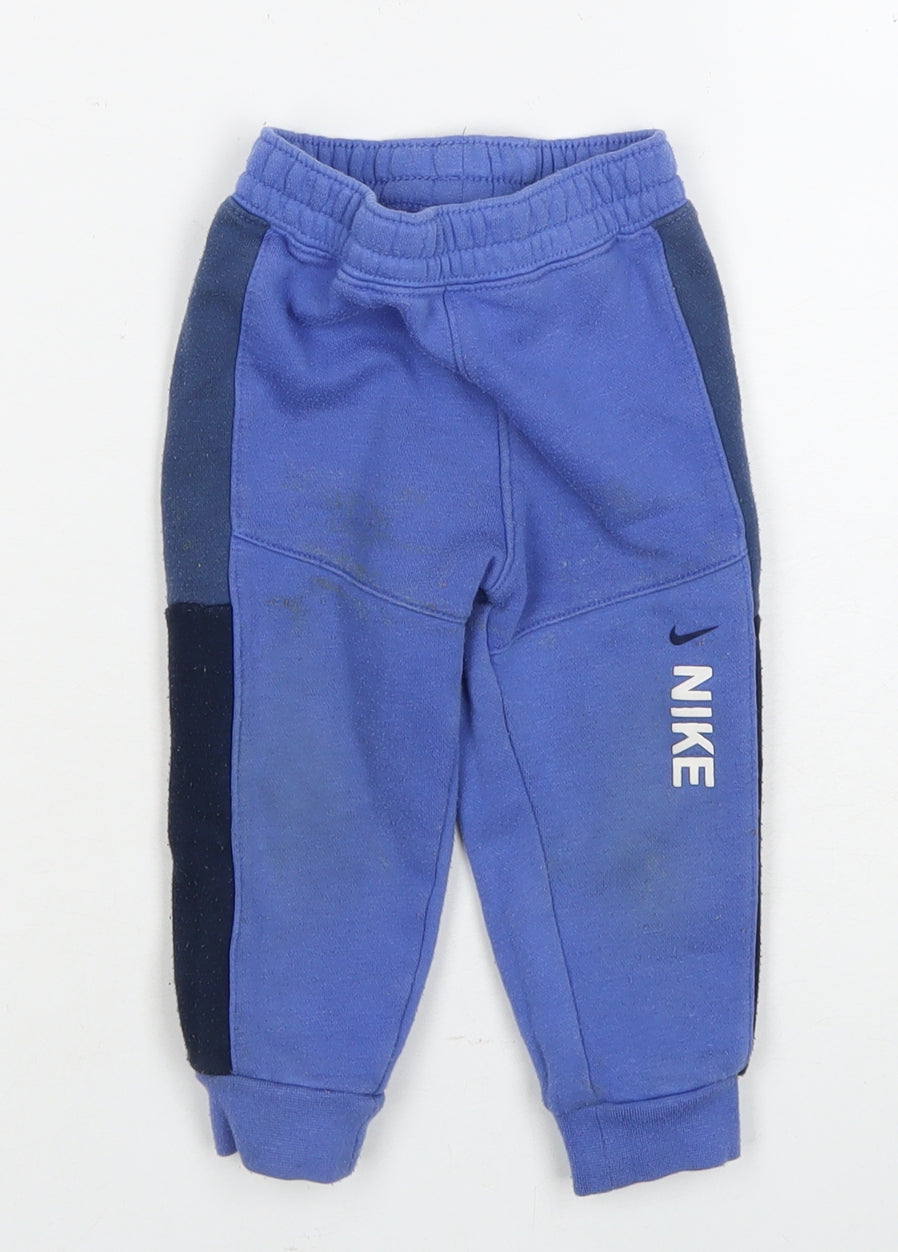 Nike Unisex Baby Blue Jogger Track Pants 12-18M