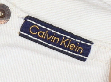 Calvin Klein Men's Ivory Jeans Size 38