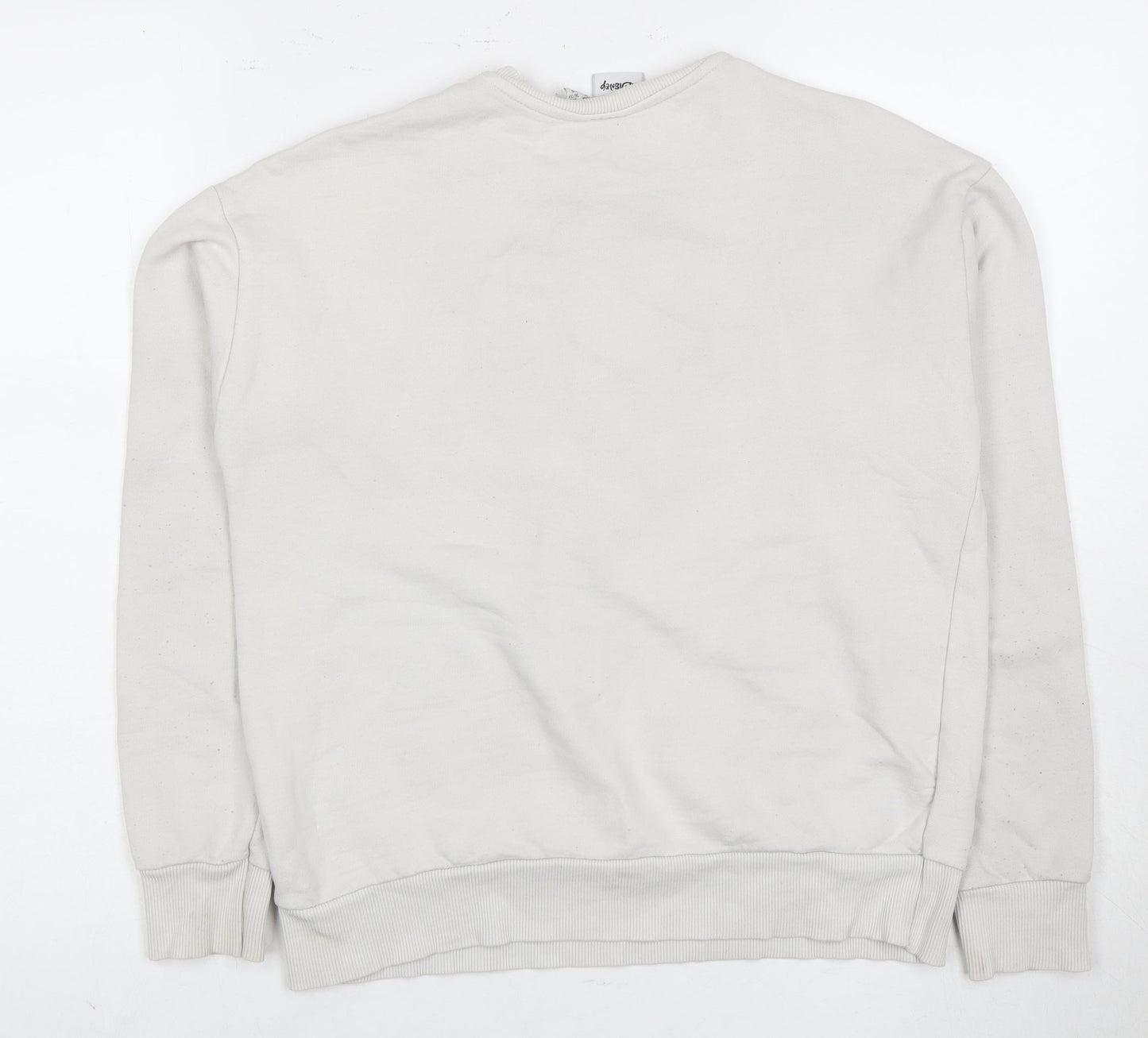 Womens UK Size 2XS Disney White Pullover Sweatshirt