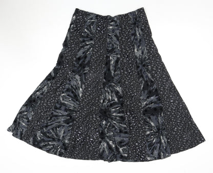 Marks and Spencer Women's Grey A-Line Midi Skirt