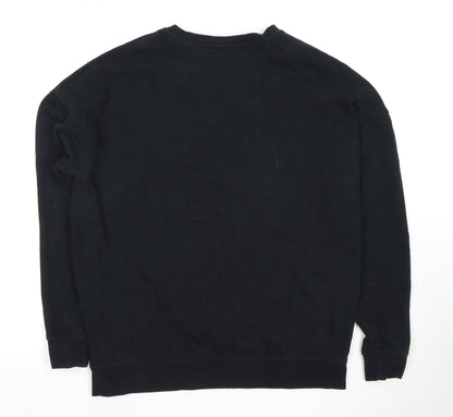 Womens UK Size 10 Jack Wills Black Pullover Sweatshirt