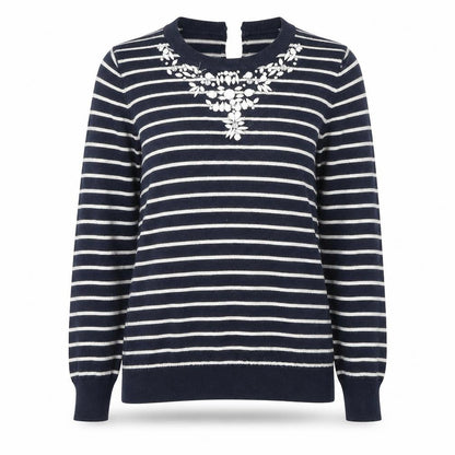 Womens UK Size XS Oasis Blue Pullover Jumper