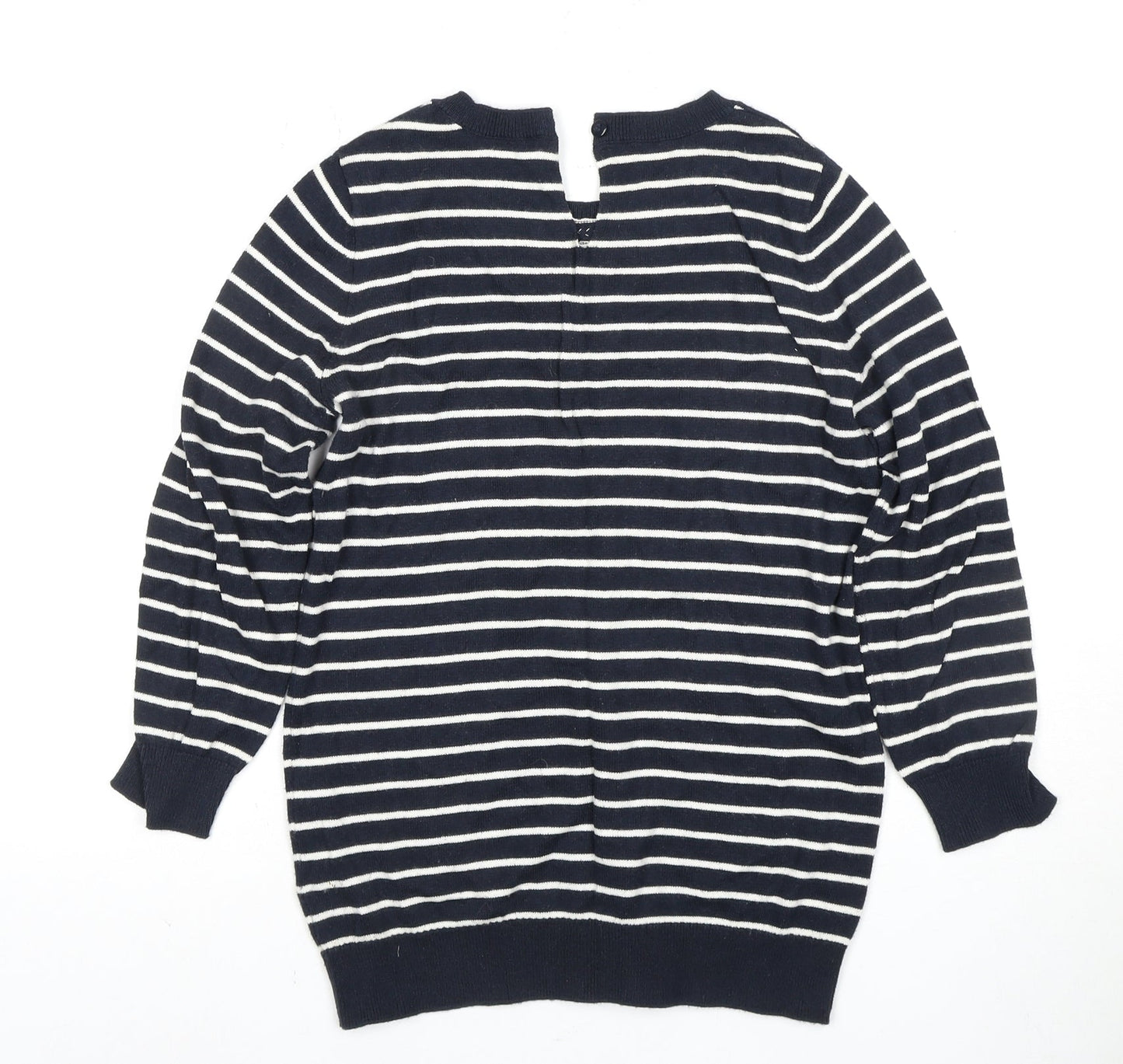 Womens UK Size XS Oasis Blue Pullover Jumper