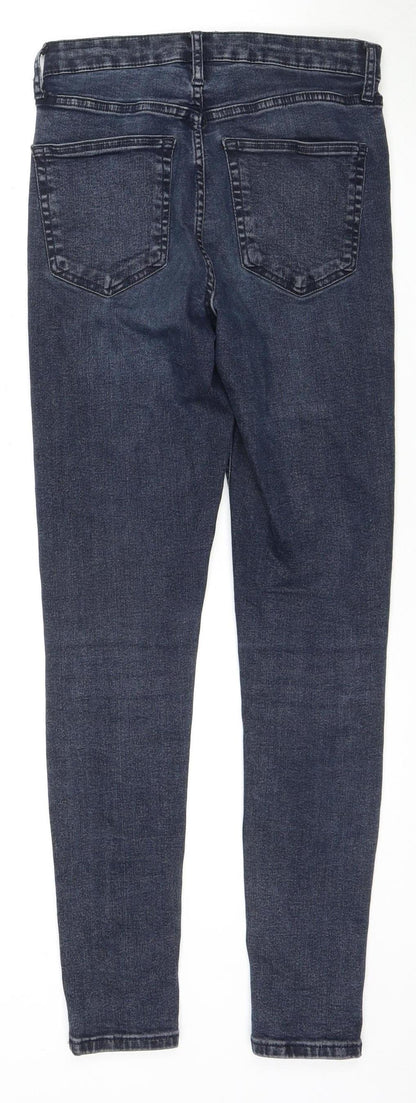 Topshop Women's Blue Skinny Jeans Size 10