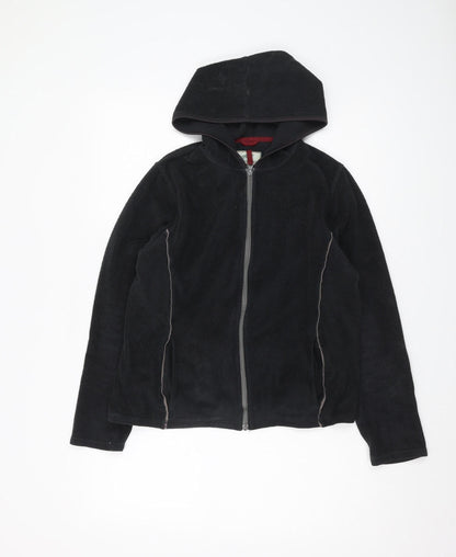 Horny Toad Women's Black Fleece Hooded Jacket S