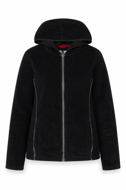 Horny Toad Women's Black Fleece Hooded Jacket S