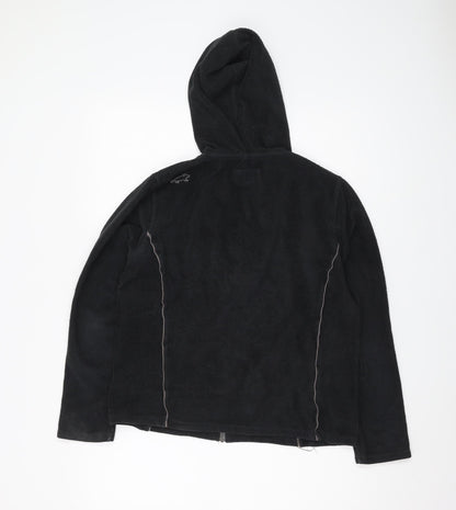 Horny Toad Women's Black Fleece Hooded Jacket S