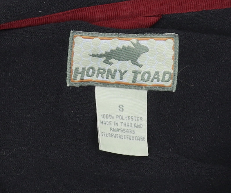 Horny Toad Women's Black Fleece Hooded Jacket S