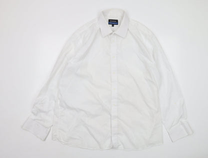 Greenwoods Men's White Regular Fit Long Sleeve Shirt
