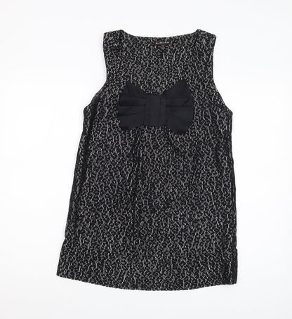 Womens UK Size 12 River Island Black Basic Tank