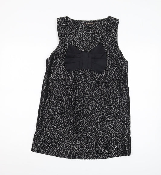 Womens UK Size 12 River Island Black Basic Tank