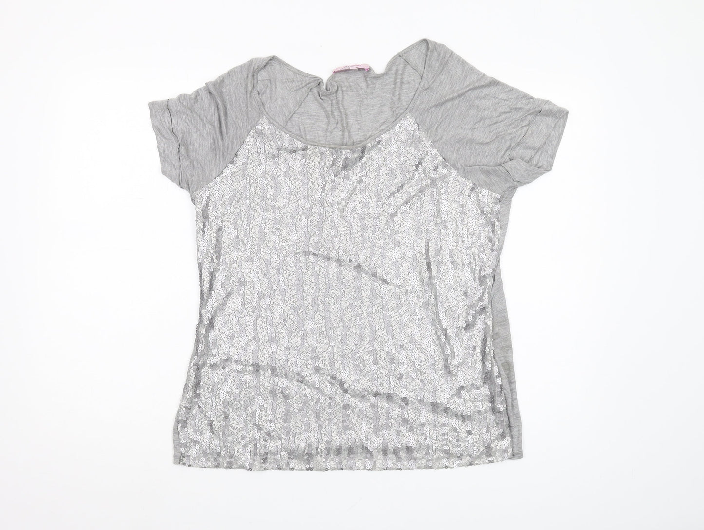 Womens UK Size 14 Marks and Spencer Grey  T-Shirt
