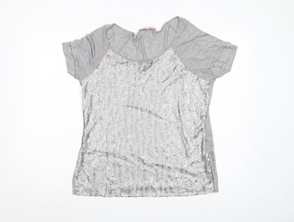 Womens UK Size 14 Marks and Spencer Grey  T-Shirt