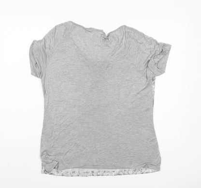 Womens UK Size 14 Marks and Spencer Grey  T-Shirt