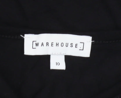 Warehouse Women's Black Sleeveless Dress Size 10
