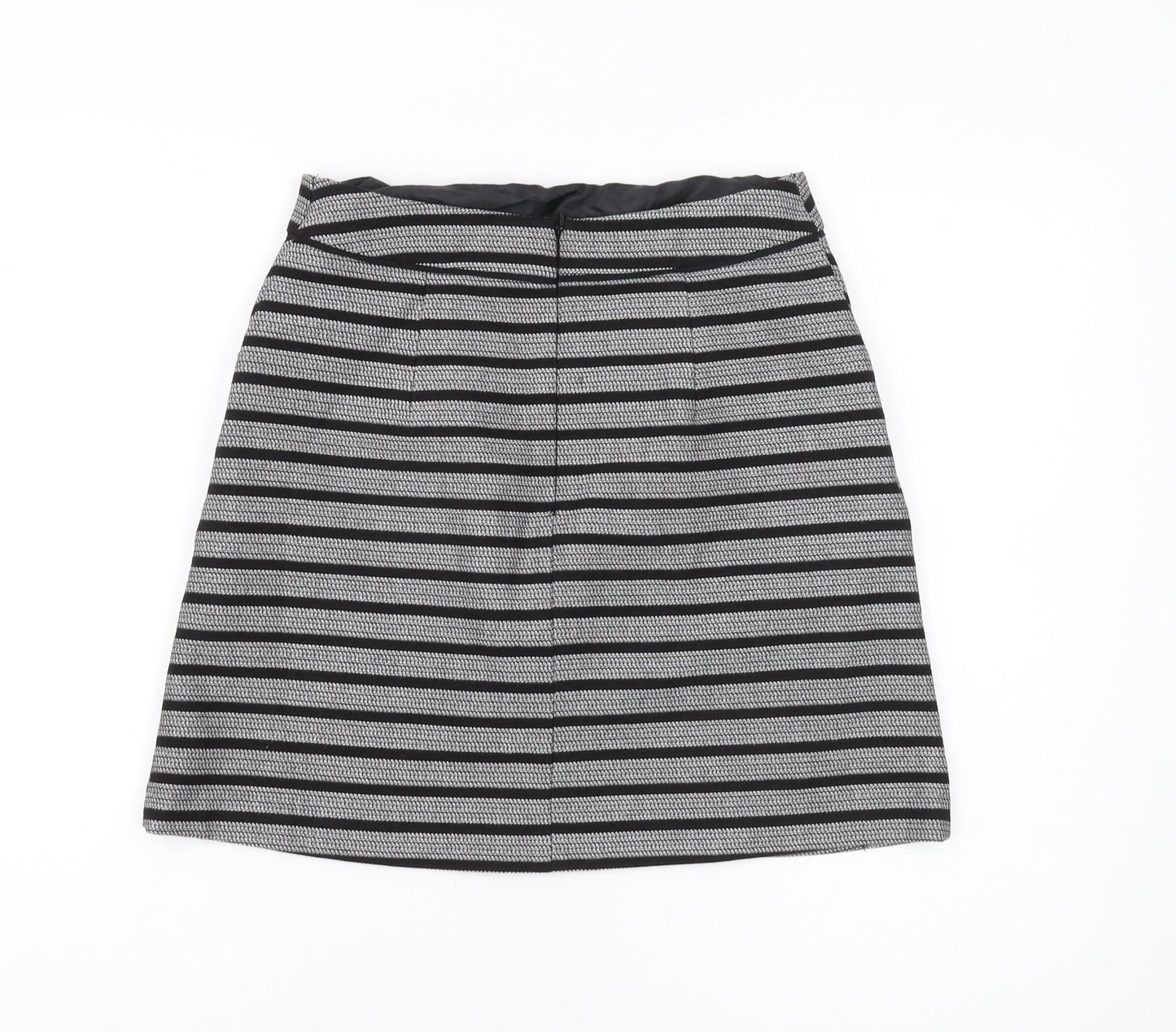 Oasis Women's Black Striped Pencil Skirt Size 10